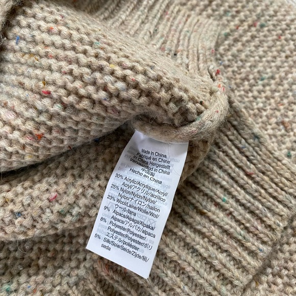 MWL Flecked Wide-Sleeve Pullover Sweater - Picture 7 of 7